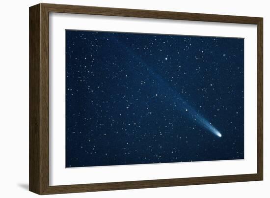 Comet Hyakutake on 13.3.96-John Sanford-Framed Photographic Print