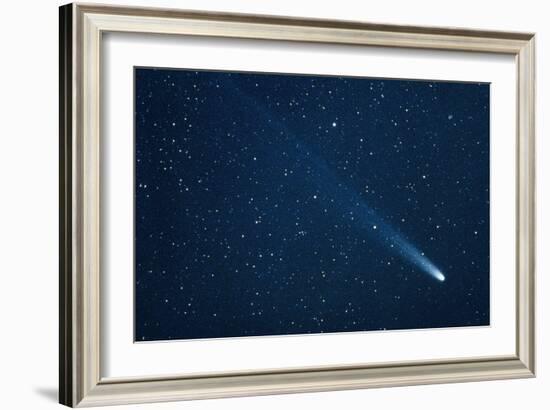 Comet Hyakutake on 13.3.96-John Sanford-Framed Photographic Print
