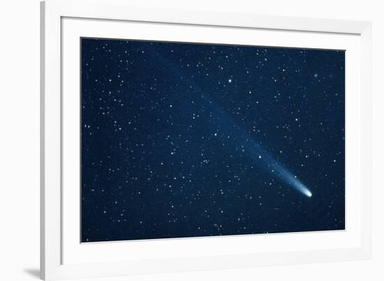 Comet Hyakutake on 13.3.96-John Sanford-Framed Photographic Print