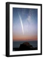 Comet Lovejoy At Dawn-Alex Cherney-Framed Premium Photographic Print