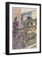 Comet of 1857 Paris-null-Framed Art Print