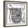 Comet of 66 Ad (Halle) over Jerusalem, 1666-null-Framed Giclee Print