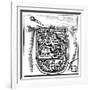 Comet of 66 Ad (Halle) over Jerusalem, 1666-null-Framed Giclee Print