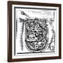 Comet of 66 Ad (Halle) over Jerusalem, 1666-null-Framed Giclee Print