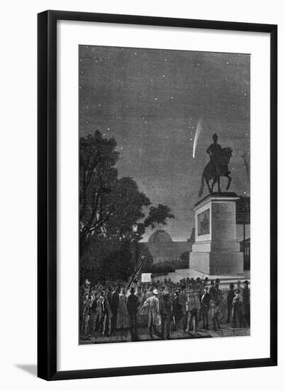 Comet of Coggia, 1874-C Laplante-Framed Art Print