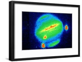 Comet Shoemaker-Levy Colliding with Jupiter, 20 July 1994-null-Framed Giclee Print