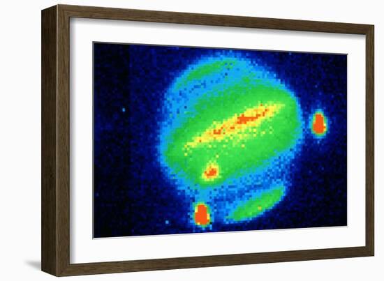 Comet Shoemaker-Levy Colliding with Jupiter, 20 July 1994-null-Framed Giclee Print