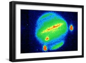 Comet Shoemaker-Levy Colliding with Jupiter, 20 July 1994-null-Framed Giclee Print