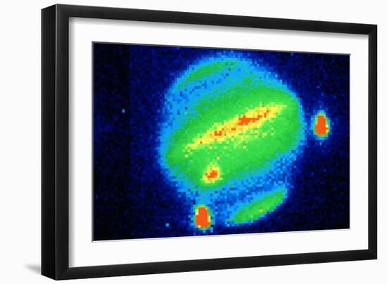 Comet Shoemaker-Levy Colliding with Jupiter, 20 July 1994-null-Framed Giclee Print