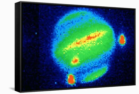 Comet Shoemaker-Levy Colliding with Jupiter, 20 July 1994-null-Framed Stretched Canvas