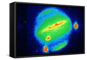 Comet Shoemaker-Levy Colliding with Jupiter, 20 July 1994-null-Framed Stretched Canvas