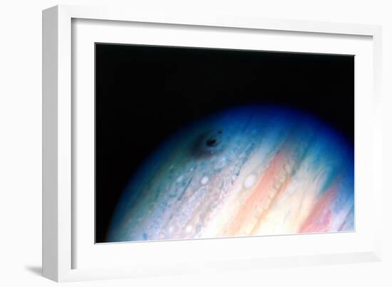 Comet Shoemaker-Levy Colliding with Jupiter, 20 July 1994-null-Framed Giclee Print