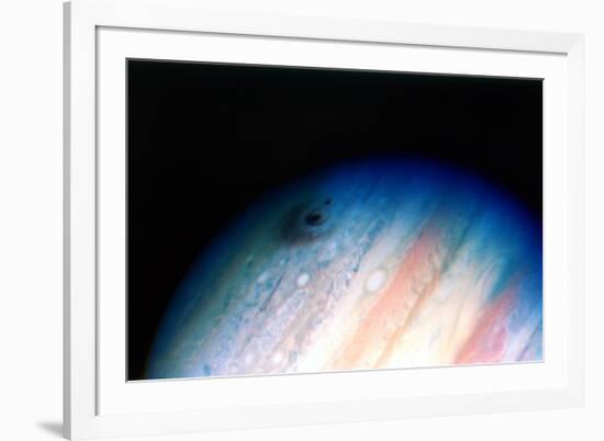 Comet Shoemaker-Levy Colliding with Jupiter, 20 July 1994-null-Framed Giclee Print