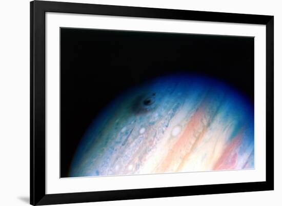 Comet Shoemaker-Levy Colliding with Jupiter, 20 July 1994-null-Framed Giclee Print