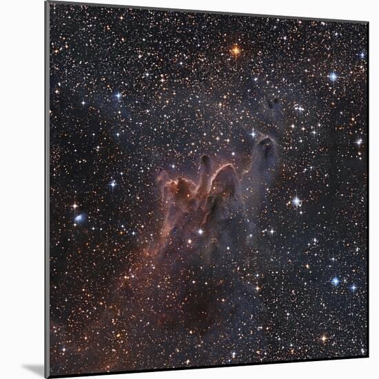 Cometary Globules Cg 30-31-38 in the Constellations Vela and Puppis-null-Mounted Photographic Print