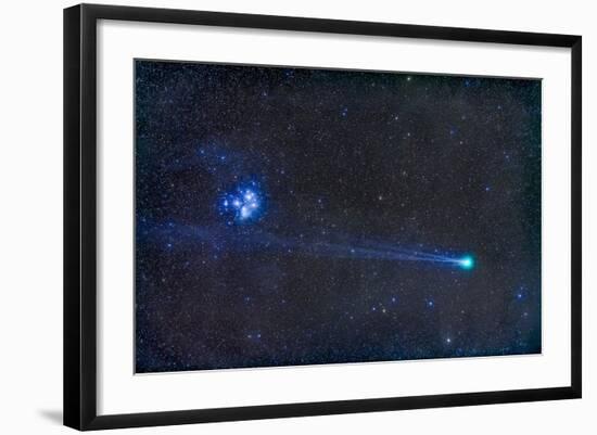 Comey Lovejoy (C-2014 Q2) Nearest the Pleiades Star Cluster-Stocktrek Images-Framed Photographic Print