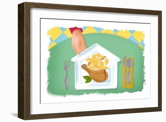 Comfort Food-Mary Ann Smith-Framed Giclee Print