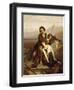 Comfort in Grief, c.1852-Louis Gallait-Framed Giclee Print