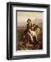 Comfort in Grief, c.1852-Louis Gallait-Framed Giclee Print