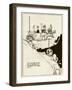 Comfort of Motorists in Climbing Hills-William Heath Robinson-Framed Art Print