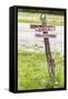 Comfort, Texas, USA. Humorous sign in the Texas Hill Country.-Emily Wilson-Framed Stretched Canvas