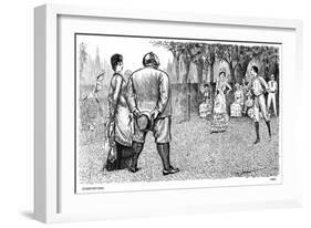 Comforting, 1882-George Du Maurier-Framed Giclee Print