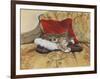 Comfy Slipper-Janet Pidoux-Framed Giclee Print