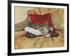 Comfy Slipper-Janet Pidoux-Framed Giclee Print