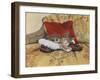 Comfy Slipper-Janet Pidoux-Framed Giclee Print