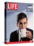 Comic Actor Steve Carell Drinking from a Cup, September 30, 2005-Chris Buck-Stretched Canvas