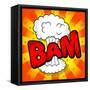 Comic Book Element-antimartina-Framed Stretched Canvas