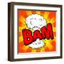 Comic Book Element-antimartina-Framed Art Print