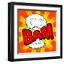 Comic Book Element-antimartina-Framed Art Print