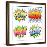 Comic Book Illustration-Binkski-Framed Art Print