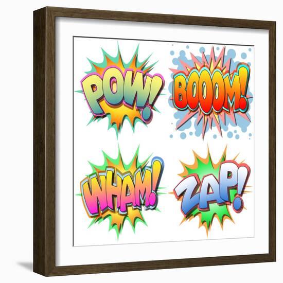 Comic Book Illustration-Binkski-Framed Art Print