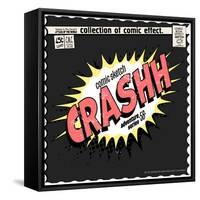 Comic Book Words Effect-studiohome-Framed Stretched Canvas