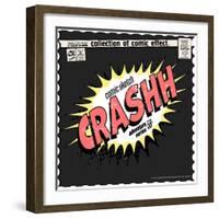 Comic Book Words Effect-studiohome-Framed Art Print