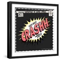 Comic Book Words Effect-studiohome-Framed Art Print