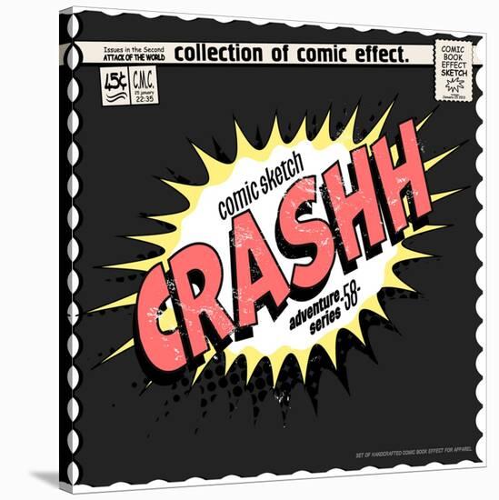 Comic Book Words Effect-studiohome-Stretched Canvas