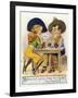 Comic Cartoon - Cowgirl and Cowboy Playing Poker, Cowgirl Wants You to Hold Her Hand-Lantern Press-Framed Art Print