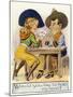 Comic Cartoon - Cowgirl and Cowboy Playing Poker, Cowgirl Wants You to Hold Her Hand-Lantern Press-Mounted Art Print
