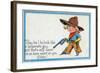 Comic Cartoon - Desperate Cowboy Sweet on You-Lantern Press-Framed Art Print