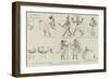 Comic Frieze from Mr Flinders Petrie's Egyptian Discoveries-null-Framed Giclee Print