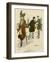 Comic Sex, Running Costs-Henry Fournier-Framed Art Print