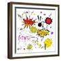 Comic Speech Bubbles-Agan-Framed Art Print