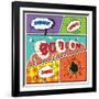 Comic Speech Bubbles-Macrovector-Framed Art Print