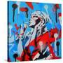 Comic Splash-Abstract Graffiti-Stretched Canvas