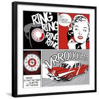 Comic Strip I-Tom Frazier-Framed Giclee Print