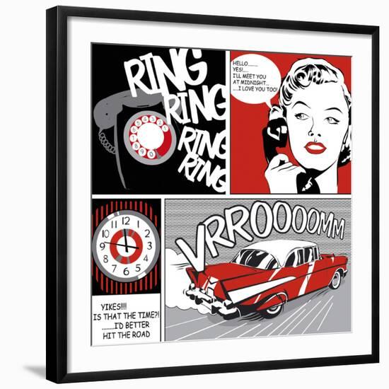 Comic Strip I-Tom Frazier-Framed Giclee Print