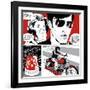 Comic Strip II-Tom Frazier-Framed Giclee Print